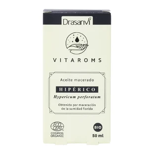 Drasanvi Vitaroms Hypericum Macerated Vegetable Oil Bio Ecocert , 50 ml