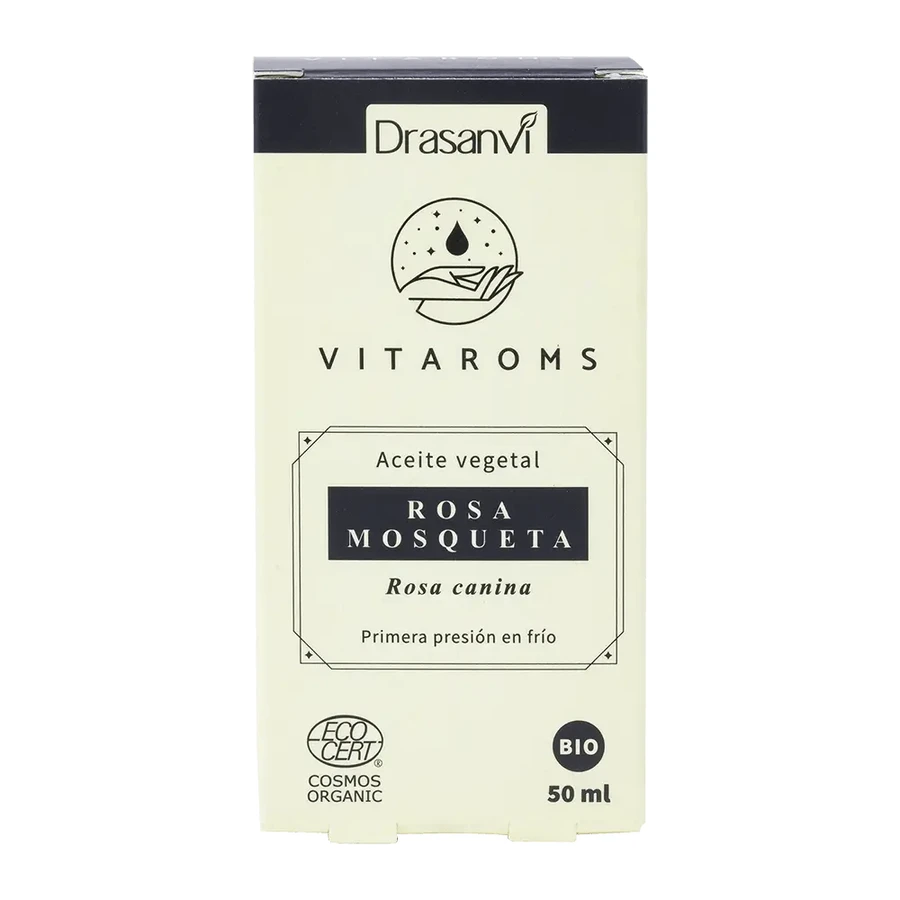 Drasanvi Vitaroms Rozenbottel Plantaardige Olie (Eerste Koude Druk) Ecocert , 50 ml
