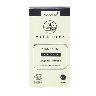 Drasanvi Vitaroms Argan Bio Huile Végétale (Première pression à froid) Ecocert , 50 ml