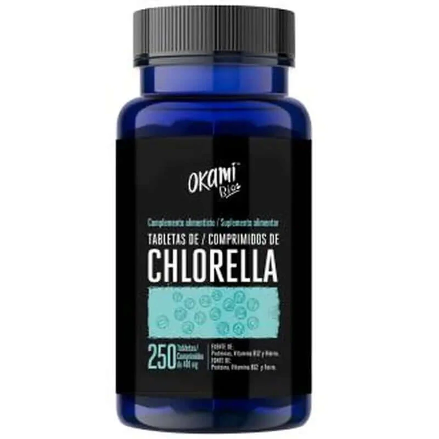 Okami Bio Chlorella 500Mg 250 Bio Sg Vegan Tabletten