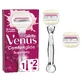 Gillette Venus Comfortglide Sugarberry mit Olay, 1 Griff + 2 Nachfüllpackungen