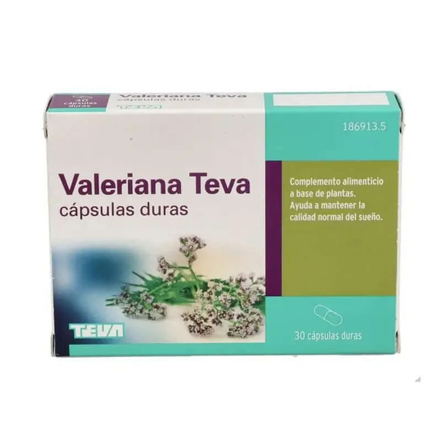 Teva Valeriana 200 mg, 30 Hard Capsules