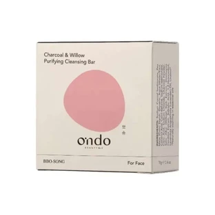 Ondo Beauty 36.5 Charcoal & Willow Purifying Cleansing Bar, 70 gr