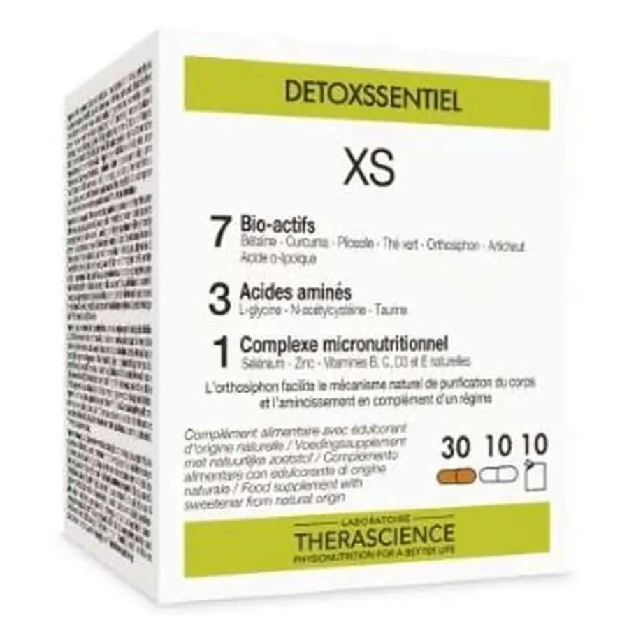 Therascience Detoxssentiel Xs 30 Capsules+10 Tabletten+10 Sbrs