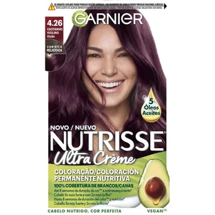 Garnier Nutrisse Grauabdeckung Mit Nährender Maske Farbton 4.26 Braune Violine , 160 ml