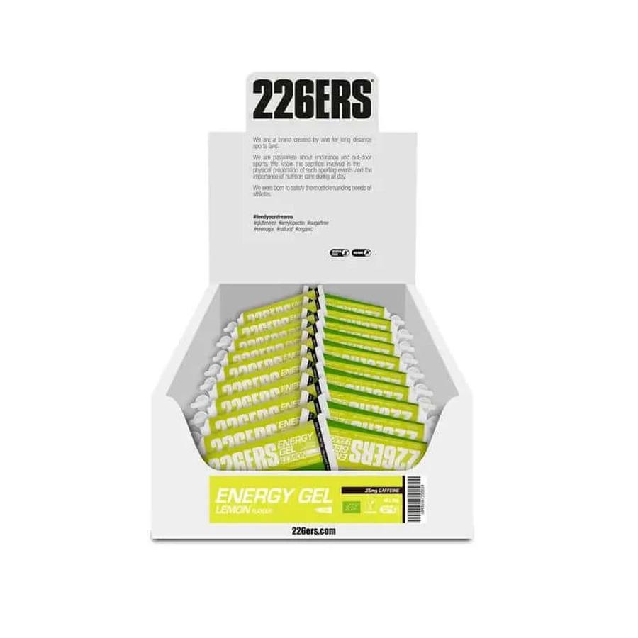 226Ers Energy Gel 25Gr Energy Gel Citroen - 25Mg Cafeïne, 40x25 gr