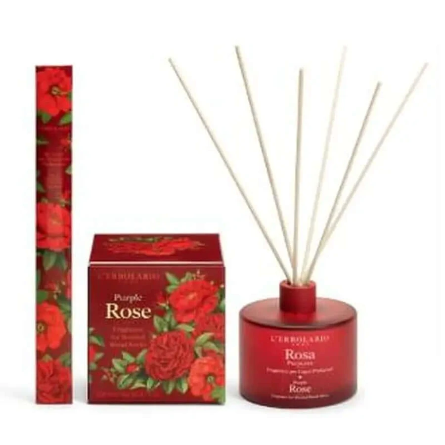 L'Erbolario Rosa Purpurea Houtgeur (Mikados) 200Ml