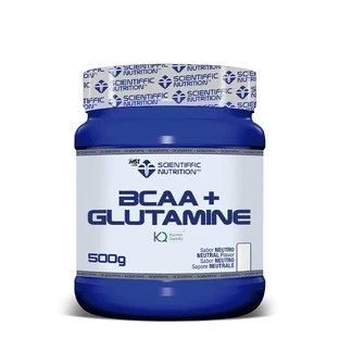 Scientiffic Nutrition Bcaa+Glutamina Neutro, 500 g