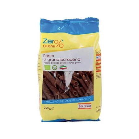Penne de sarrasin bio sans gluten, 250g, Fior di Loto