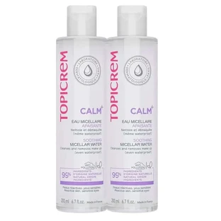 Topicrem Pack Duo Calm+ Micellar Water 200 Ml 2. Einheit 50%.