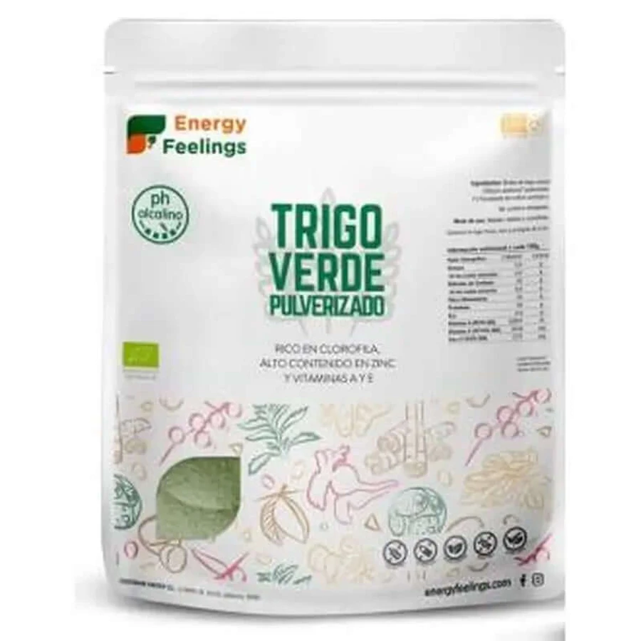 Energy Feelings Grano Verde in Polvere 1Kg. Eco Vegan Sg