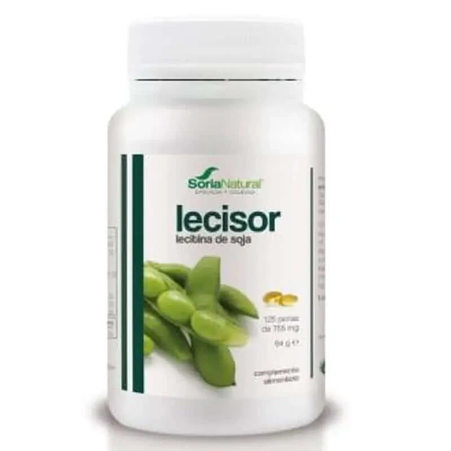 Soria Natuurlijke Sojaboon Lecithine Olie Lecisor 125Parels