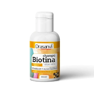 Drasanvi Biotina Champu Y Aloe Vera Cabello Seco Y Apagado Bote , 100 ml
