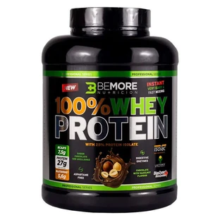 Bemore Nutrition 100% Whey Proteine Chocolade Hazelnoot Smaak 2 Kg