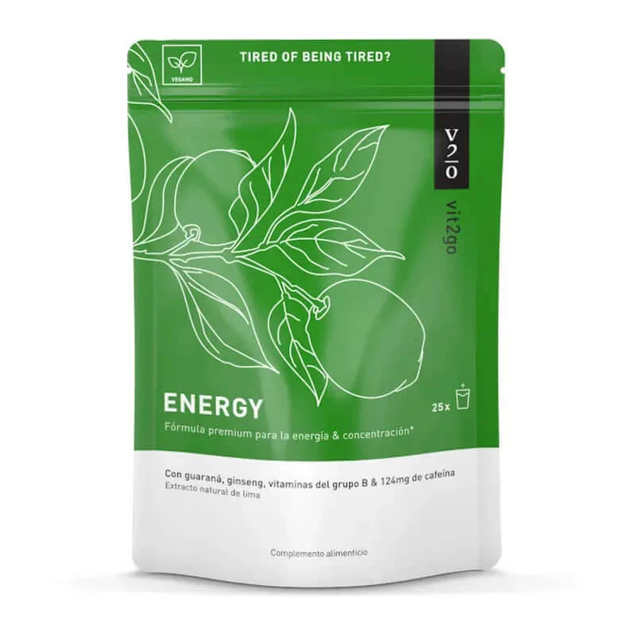 Vit2Go Energy Natürliche Ergänzung für Energie und Konzentration, 250 g