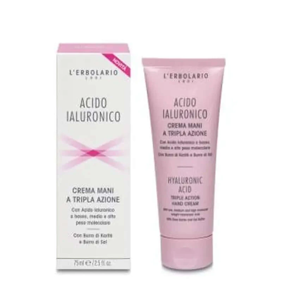 L'Erbolario Hyaluronzuur Handcrème 75Ml