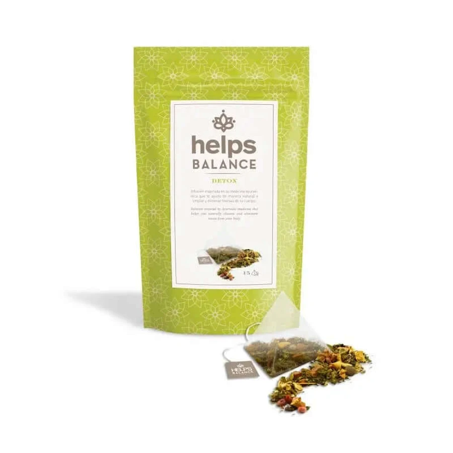 Helps Balance Bolsa Ayurvedica Detox , 15 infusiones piramidales