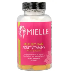 Mielle Gezond Haar Volwassenen Vitaminen Met Biotine 60 Tabletten