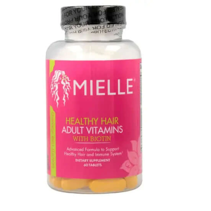Mielle Gezond Haar Volwassenen Vitaminen Met Biotine 60 Tabletten