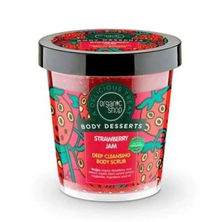 Organic Shop Aardbeien Jam Diepe Corp Scrub 450Ml