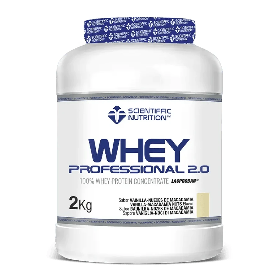 Scientiffic Nutrition Whey Professional 2.0 Vainilla Nueces Macadam, 2 kg