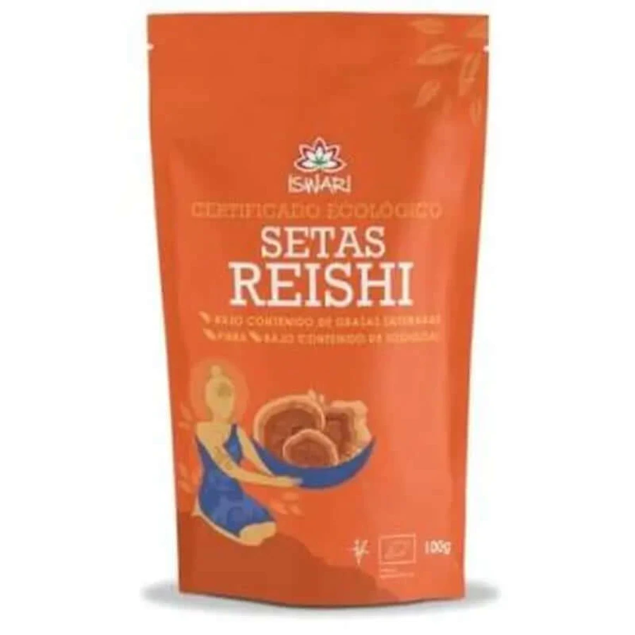 Iswari Reishi Paddenstoelen Supervoeding 100Gr. Bio