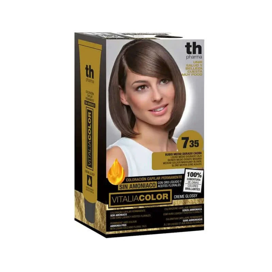 Th Pharma V Color- Färbeset Nr. 7.35 Ammoniakfreies C/Oro Liquid