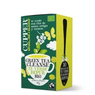 Cupper Grüner Tee Depur Infusion 20Sachets. Bio