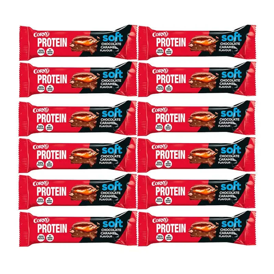 Corny Protein Soft Choco Karamell, 12 X 45 Gr