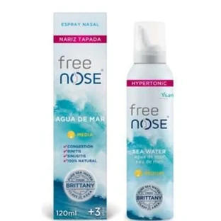 Ysana Free Nose Agua De Mar Hipertonic Media Spray 120M