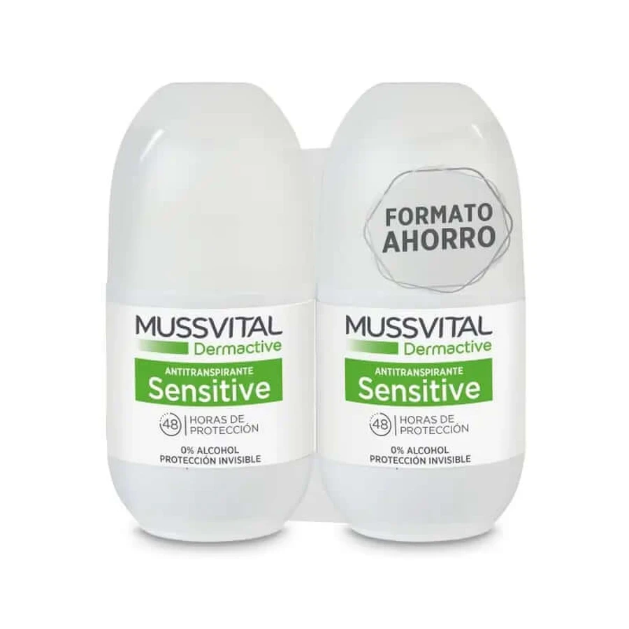 Mussvital Derma Deo Sensitive , 2x75 ml