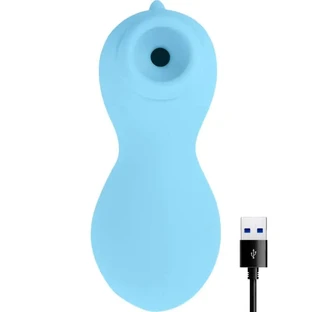 Ohmama Stimulateur à succion Stimulateur Dragon Waves Bleu