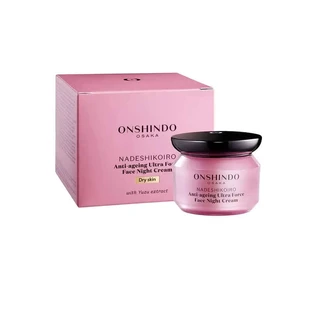 Onshindo Osaka Nadeshikoiro Przeciwstarzeniowy krem na noc do skóry suchej, 50 ml
