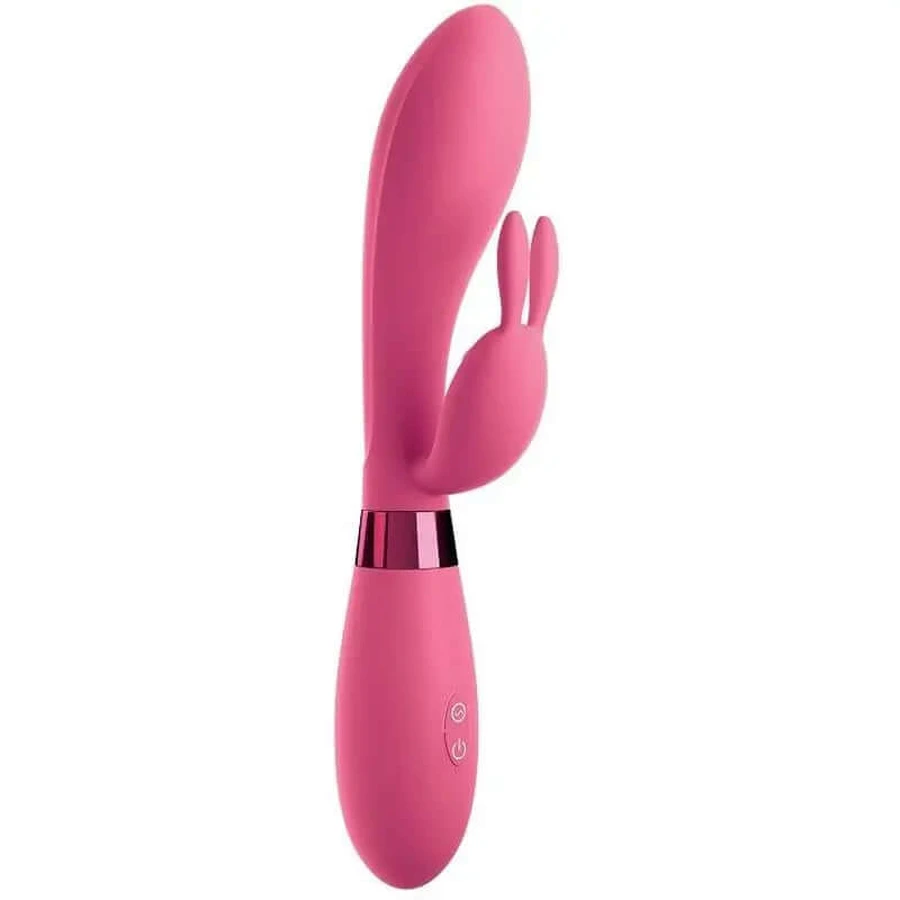 Omg Selfie siliconen vibrator konijn roze