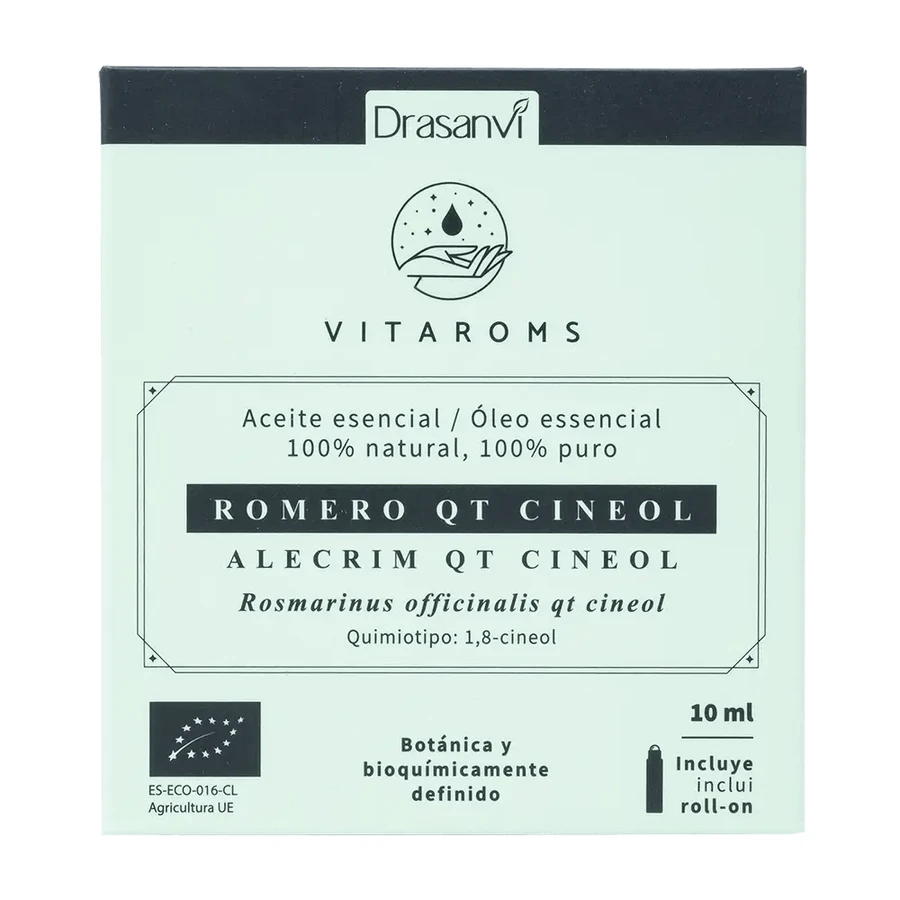 Drasanvi Vitaroms Rosemary Essential Oil Qt Cineol Bio , 10 ml