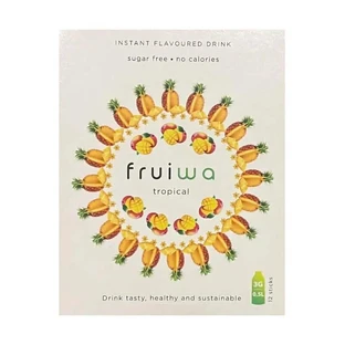 Fruiwa Tropical Flavor Instant Drink Powder With Vitamin C And Sweetener, 36 grams