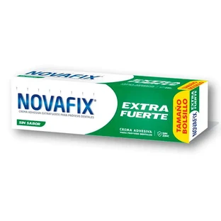 Novafix Extra Sterke Kleefcrème Smaakloos Tandprothesecrème 20 g