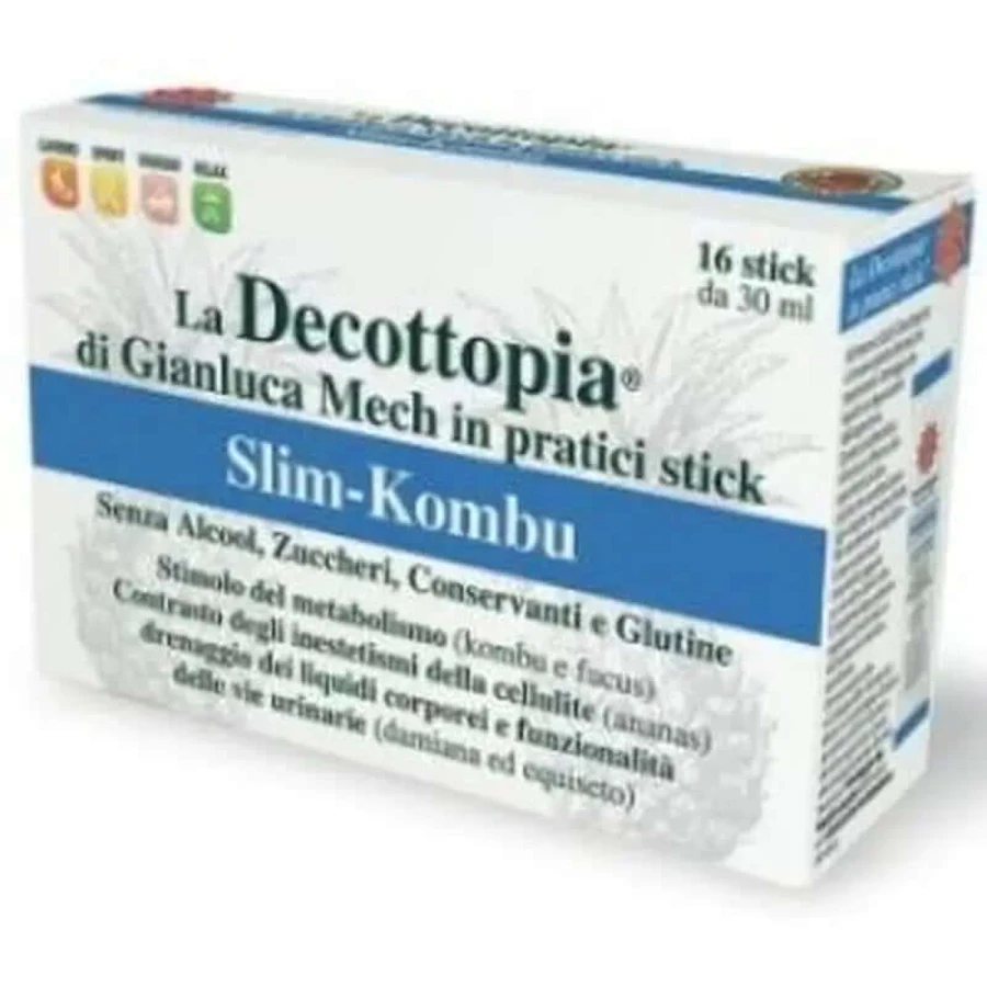 Decottopia Slim Kombu Met Stevia 16Sticks