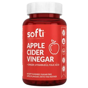 Softi Gummies de vinaigre de cidre de pomme, 60 gummies