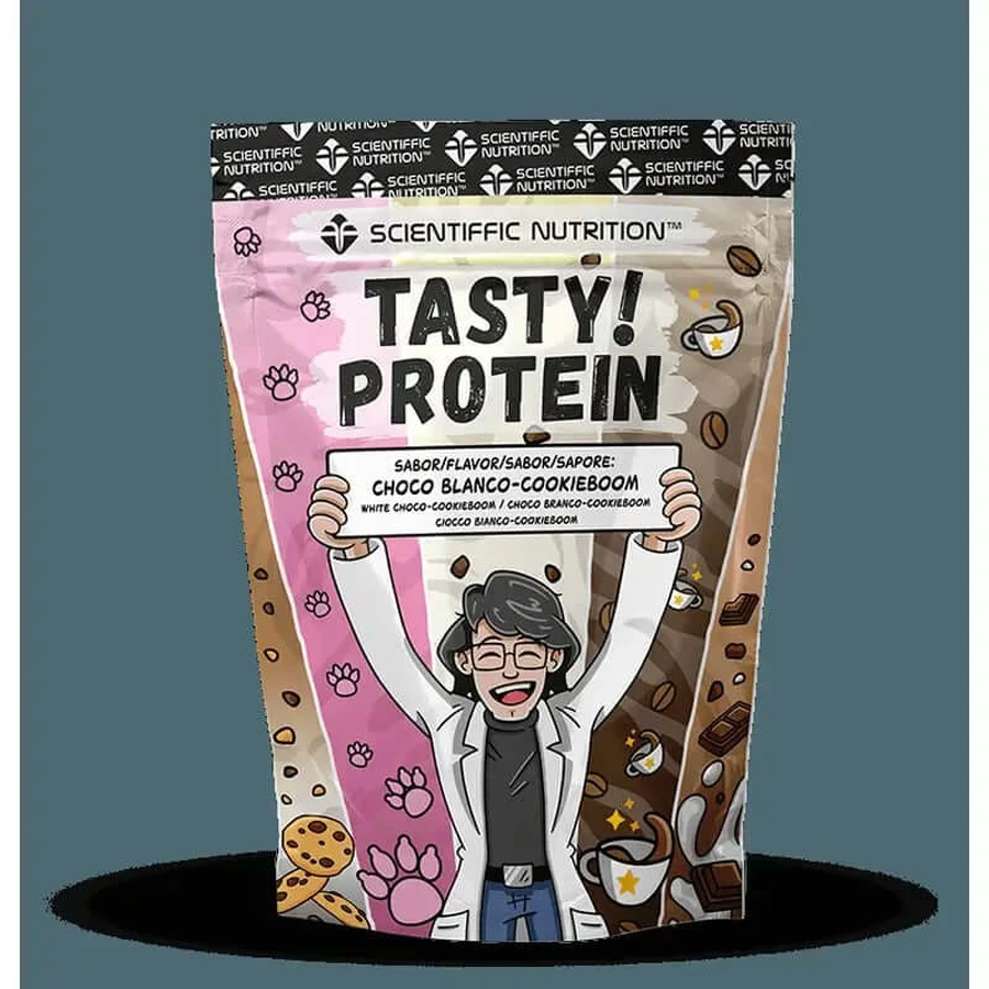 Scientiffic Nutrition Lecker! Protein Choco White Cookieboom , 500 Gramm