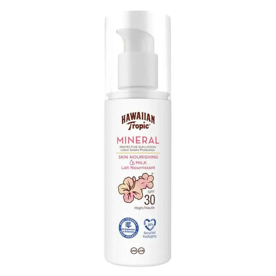 Hawaiian Tropic Zonnemelk Mineraal Spf30, 100 ml