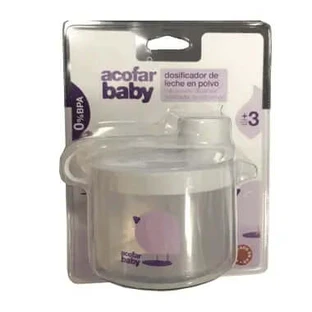 Acofar Baby-Milchpulver-Spender mit 3 Fächern