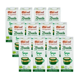 Ecomil Veggie Drinks Bio Soja Barista, Packung 12 x 1 Liter