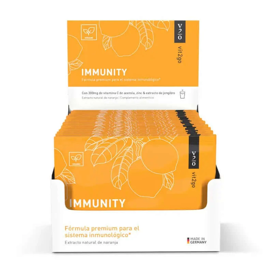 Vit2Go Imunitate Supliment natural pentru stimularea sistemului imunitar, 30 pliculețe