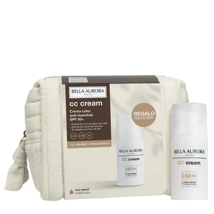 Bella Aurora Anti-Blemish Cc Cream Spf50+ Sensitive Skin + Gift Set, 30 ml