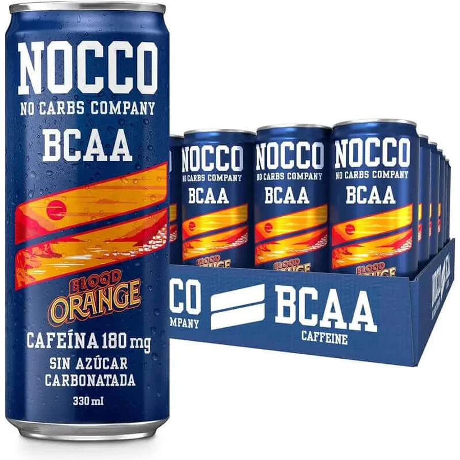 Nocco Pack Bcaa Blood Orange Del Sol, 12 pcs. x 330 ml