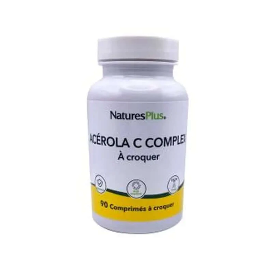 Natures Plus Acerola C Tabletslex, 90 Chewable Tablets