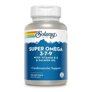 Solaray Super Omega 3-7-9, 120 Perlas