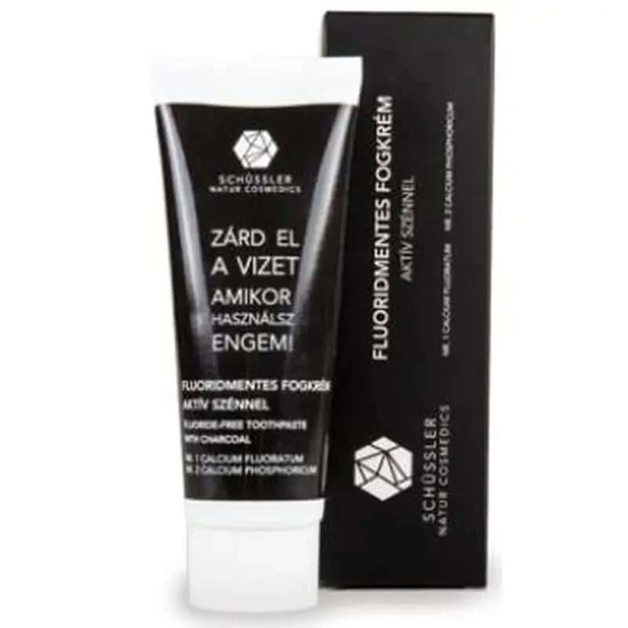 Schussler Natur Cosmedics Schussler Natur Tandpasta Met Actieve Houtskool 75Ml