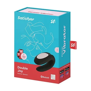 Satisfyer Connect Double Joy Con App - Oro Negro